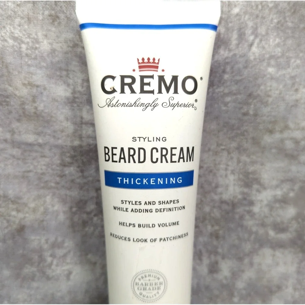 Cremo Styling Beard Cream, Thickening, Brand New Sealed 4 fl oz